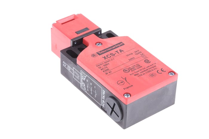 Commutateur de verrouillage de sécurité Telemecanique Sensors XCSTA, 2NF/1NO, A clé, IP67, 240V, 6A