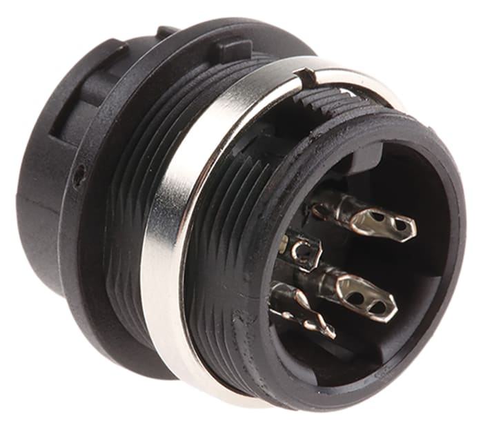 T3327000 Amphenol Industrial Amphenol Industrial C091B Panel Mount Connector, 4 Contacts, M16