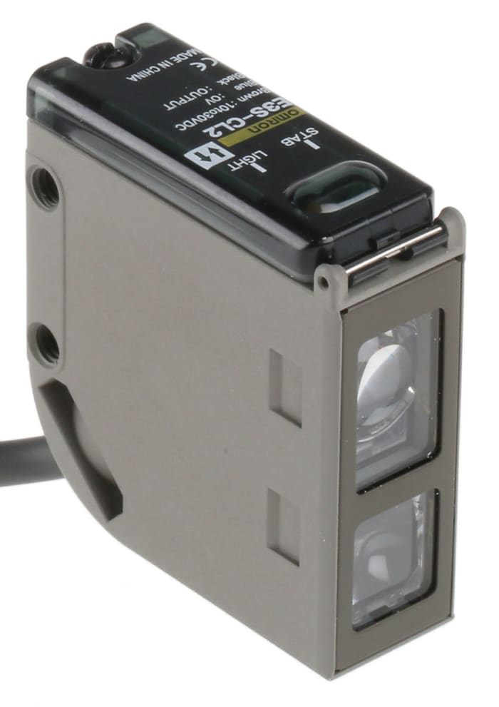 Omron Background Suppression Distance Sensor, Block Sensor, 5 mm → 500 mm Detection Range