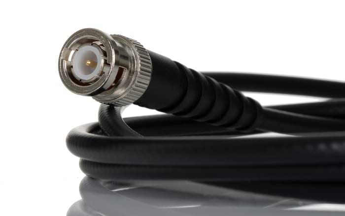 RS PRO | RS PRO BNC Series, 2 m, RG58 Coaxial Coaxial Cable 50 Ω, Black ...