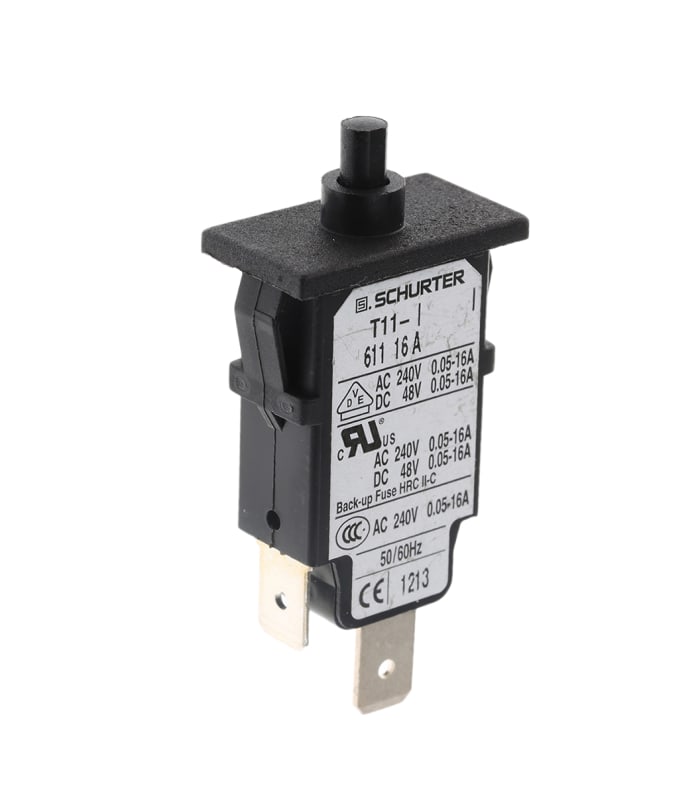 Interruttore Termico SCHURTER T11-211-3 (Modello 32C2321) - Nuovo, 1 Pezzo