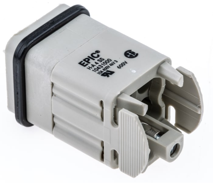 EPIC H-A 4 way plug insert,10A 440Vac