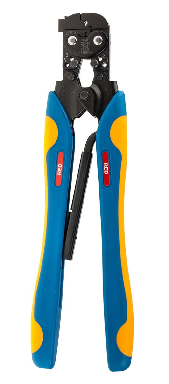 Pince à sertir TE Connectivity CERTI-CRIMP pour Épissures PIDG, bornes PIDG, bornes Plasti-Grip