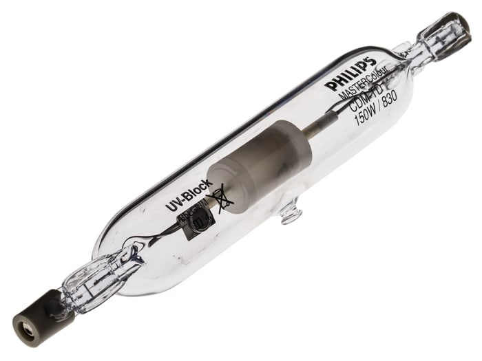 150CDMTD830 Philips Lighting Philips Lighting 150 W Tubular Metal Halide Lamp RX7s 13250 lm 285 2544 RS Components