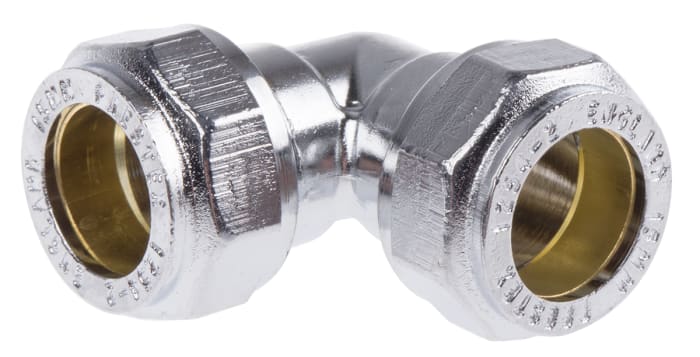 RS PRO Brass Compression Fitting, Elbow Coupler