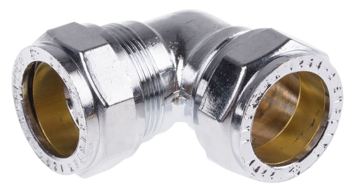RS PRO Brass Compression Fitting, Elbow Coupler
