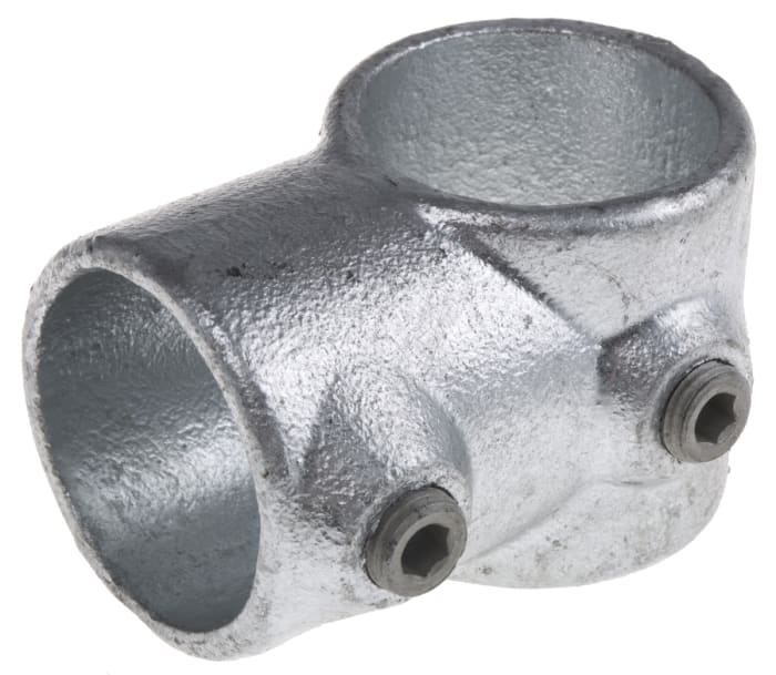 RS PRO T-Connector, Connecting Component, Strut Profile Type 2, Round Tube Size Type 2