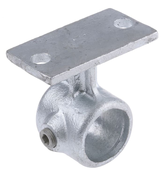 RS PRO Handrail Bracket, Connecting Component, Strut Profile Type 1, Round Tube Size Type 1