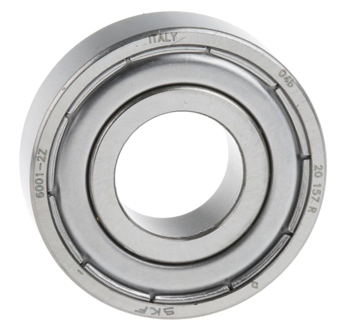 SKF 6001-2Z Single Row Deep Groove Ball Bearing- Both Sides Shielded 12mm I.D, 28mm O.D