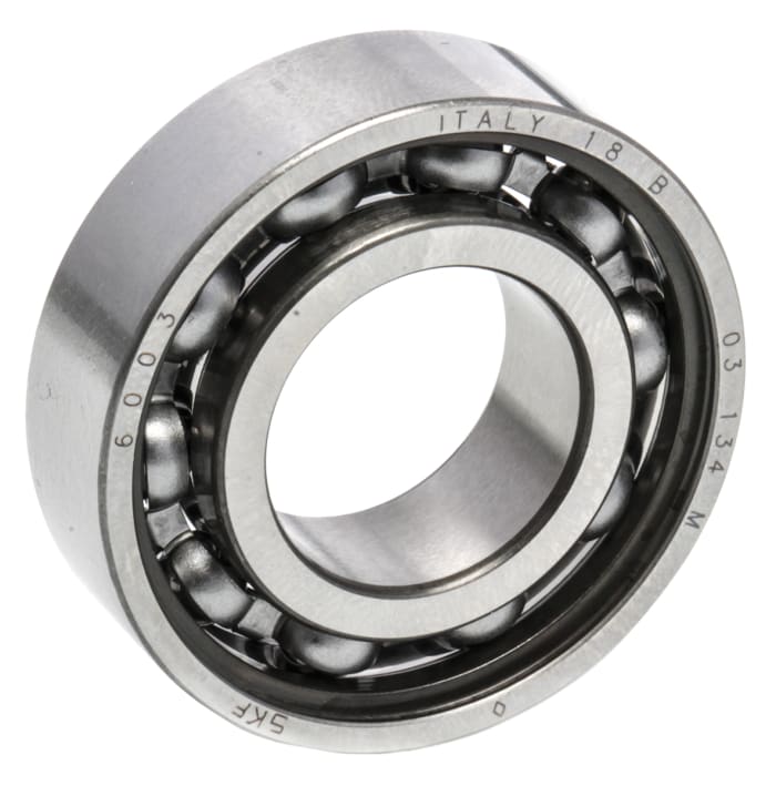 SKF 6003 Single Row Deep Groove Ball Bearing- Open Type 17mm I.D, 35mm O.D