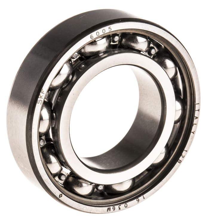 SKF 6005 Single Row Deep Groove Ball Bearing- Open Type 25mm I.D, 47mm O.D