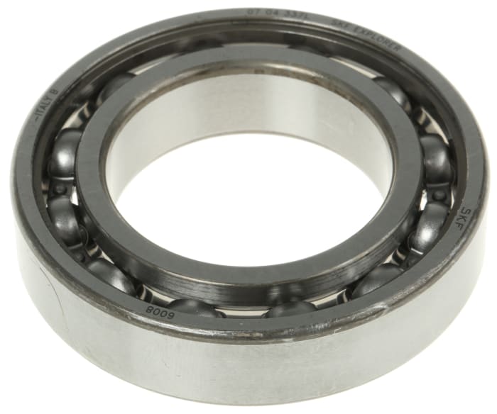 SKF 6008 Single Row Deep Groove Ball Bearing- Open Type 40mm I.D, 68mm O.D