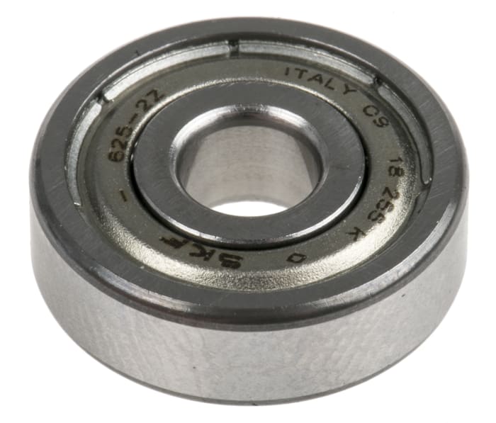 SKF 625-2Z Single Row Deep Groove Ball Bearing- Both Sides Shielded 5mm I.D, 16mm O.D