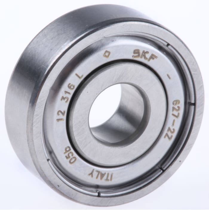 SKF, ø int. 7 mm, ø ext. 22 mm, larg. 7 mm Roulement à billes