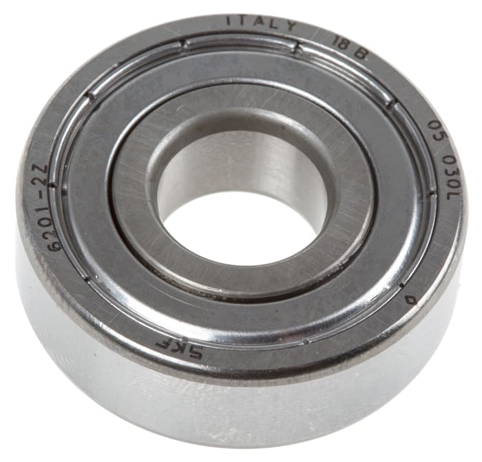 SKF 6201 2Z Single Row Deep Groove Ball Bearing Both Sides Shielded End Type 12mm I.D 32mm O.D