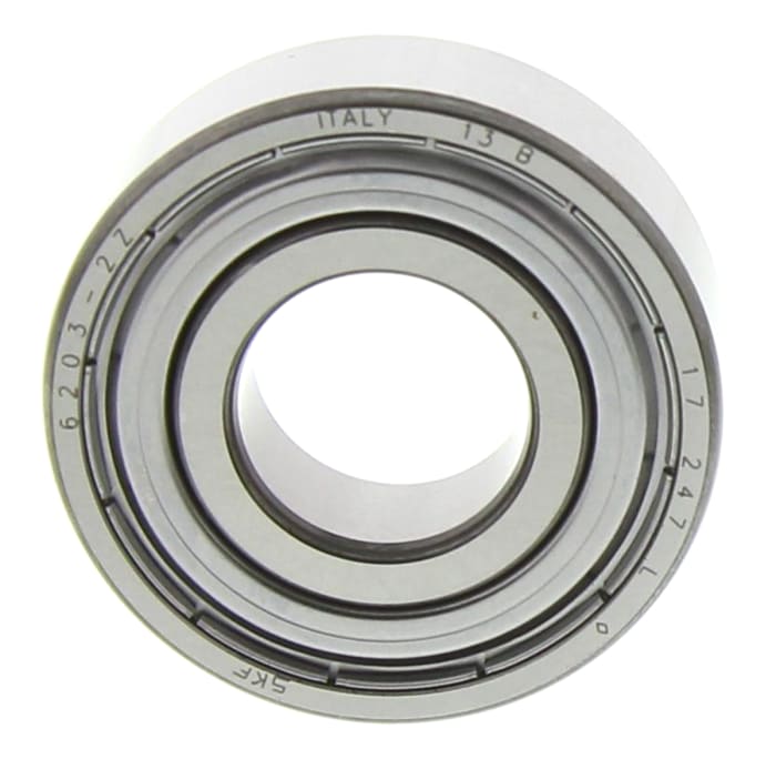 SKF 6203-2Z Single Row Deep Groove Ball Bearing- Both Sides Shielded 17mm I.D, 40mm O.D