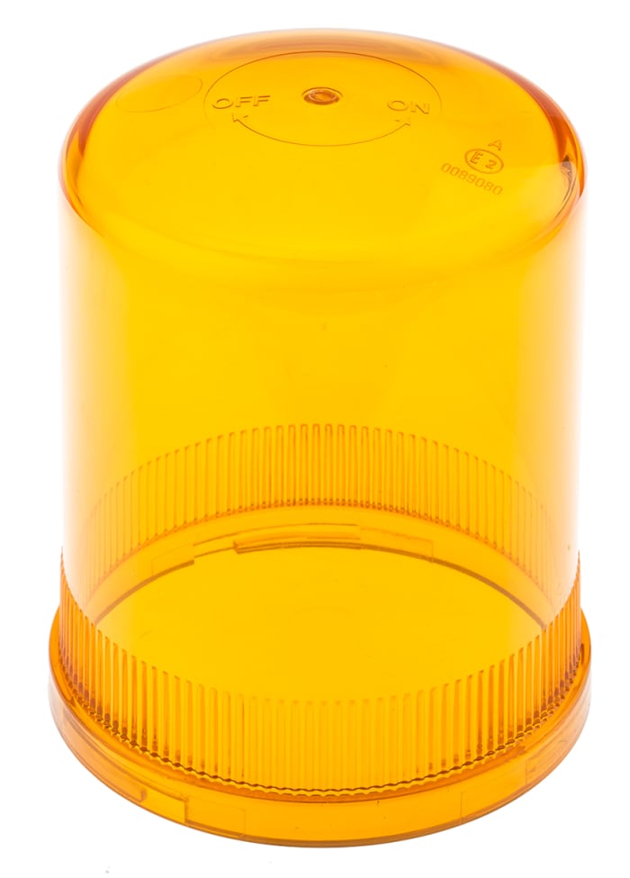 Moflash Incandescent Amber Lens for use with 501/500, 88, 401/400, 201/200, 98, X250 Series Beacons, 600, 125, 125DIN