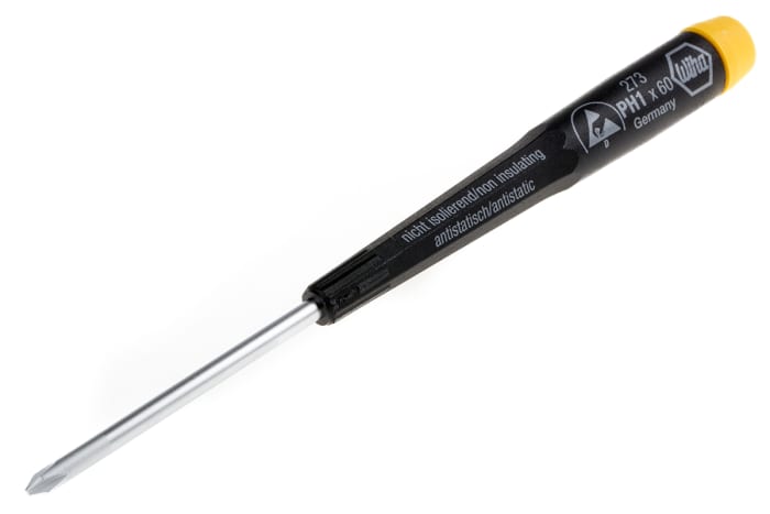 Tournevis Wiha Tools, pointe Phillips PH1, ESD