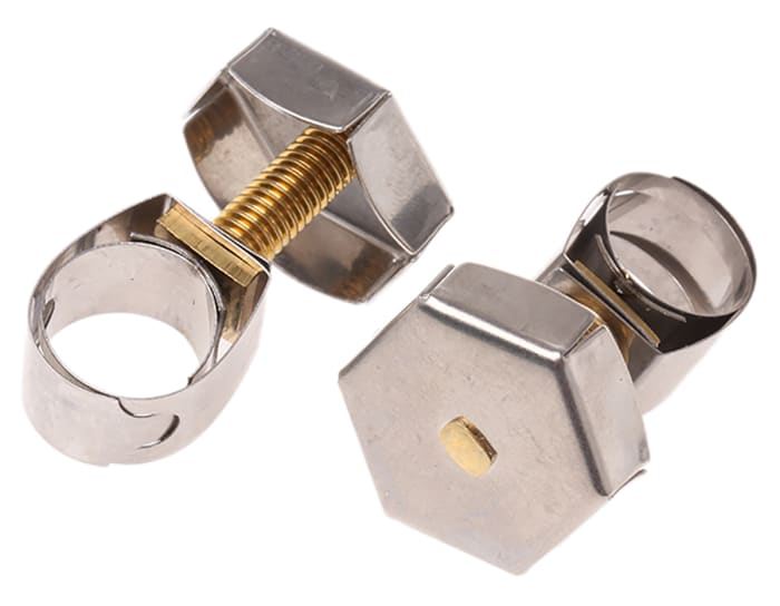 Unex Brass (Bolt), Stainless Steel Thumb Hex Unex, 11mm Band Width, 9.6 → 14mm ID