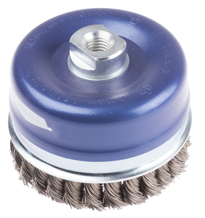RS PRO Twisted Steel Abrasive Cup Brush, 8500rpm