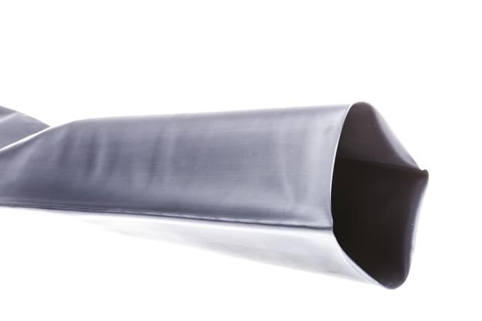 TE Connectivity Heat Shrink Tubing, Black 76.2mm Sleeve Dia. x 1.2m Length 4:1 Ratio, RP-4800 Series