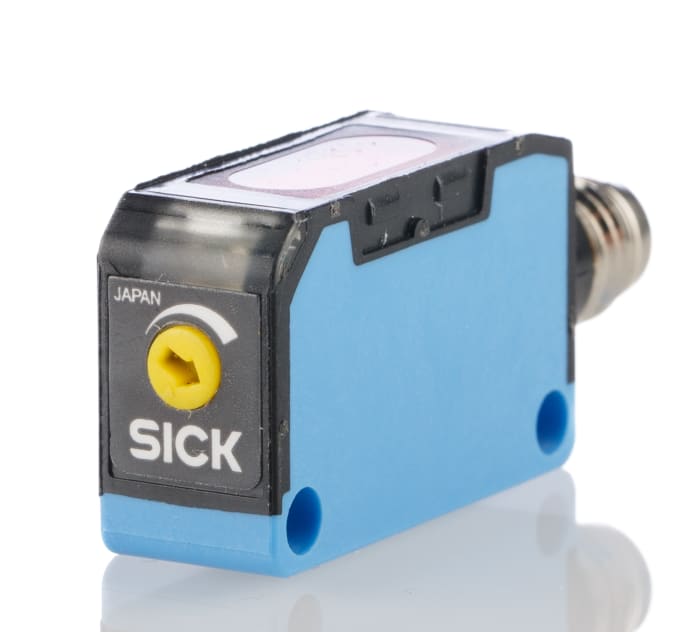 SICK Diffuse Photoelectric Sensor, Block Sensor, 2 mm → 100 mm Detection Range