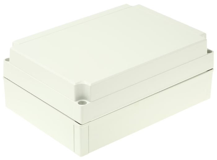 Fibox MNX Series Grey Polycarbonate Enclosure, IP66, IP67, Grey Lid, 255 x 180 x 100mm