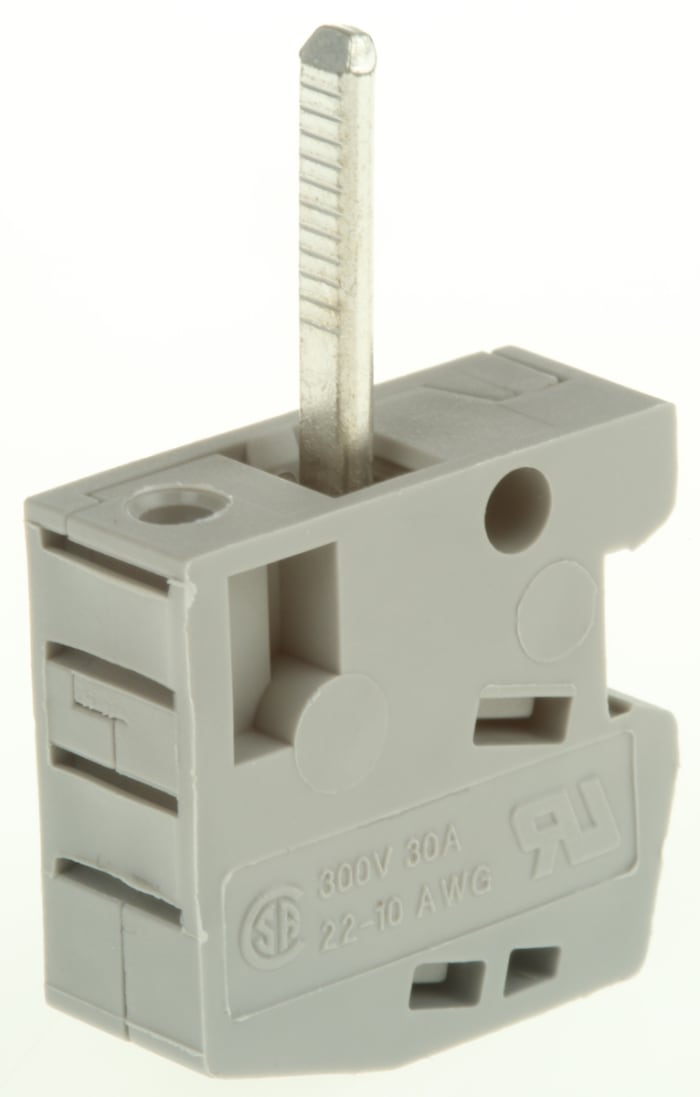 Phoenix Contact HDFK4 Series PCB Terminal Block, 8.1mm Pitch, 1-Row, Screw Down Termination