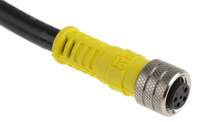 Brad from Molex Straight Female 4 way M8 to Unterminated Sensor Actuator Cable, 2m