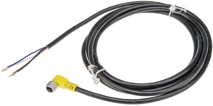 Brad from Molex Right Angle Female 4 way M8 to Unterminated Sensor Actuator Cable, 2m