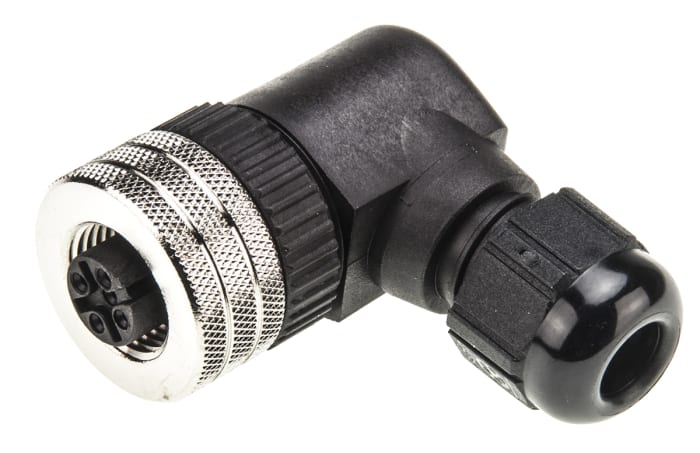 Brad from Molex Circular Connector, 4 Contacts, Cable Mount, M12 Connector, Socket, Female, IP67, Micro-Change Series