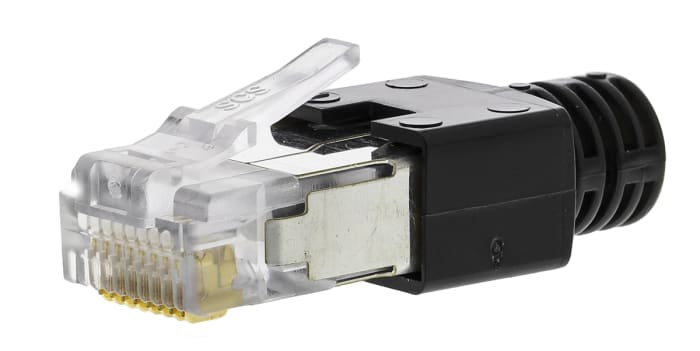 Connecteur RJ45 Bel-Stewart série 940-SP Mâle, Blindé Montage sur câble, ports Droit