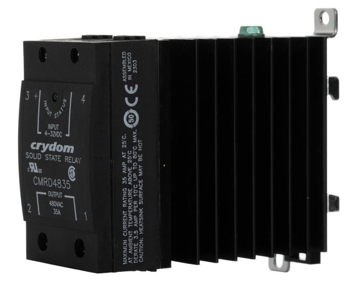 Sensata Crydom CMR48 Series Solid State Relay, 35 A Load, DIN Rail Mount, 530 V Load, 32 V Control