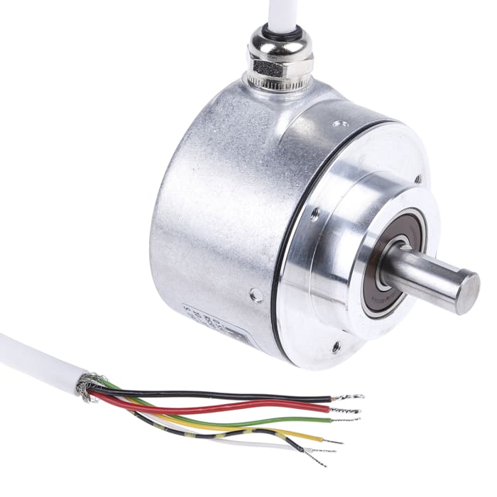 Hengstler RI58-O Series Incremental Incremental Encoder, 5000 ppr, Push Pull Signal, Solid Type, 10mm Shaft