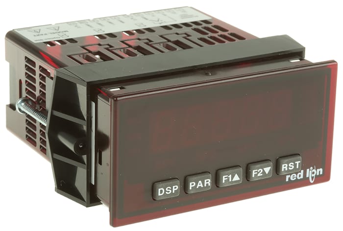 Red Lion PAXT LED Digital Panel Multi-Function Meter for Current, Temperature, Voltage, 44.5mm x 91.4mm