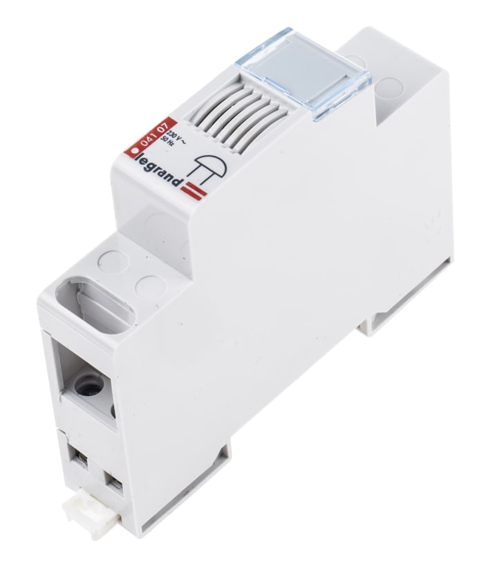 0 041 07 Legrand | Legrand Panel Mount Buzzer, 230 V ac, 75dB at 1 m ...