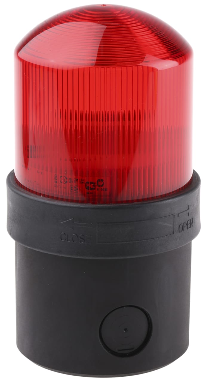 Schneider Electric Harmony XVB Series Red Flashing Beacon, 48 → 230 V ac, Base Mount, Incandescent Bulb, IP65