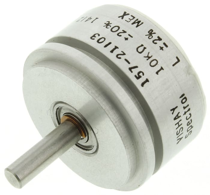 Vishay 157 10kΩ Rotary Potentiometer 1-Gang Servo Mount, 157S103MX