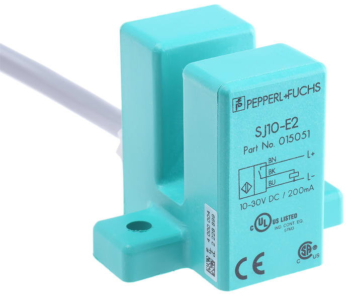 Pepperl + Fuchs Yuva Endüktif Sensör Algılama Menzili:10 mm, 45mm, PNP-NO, 10 → 30 V dc, IP67