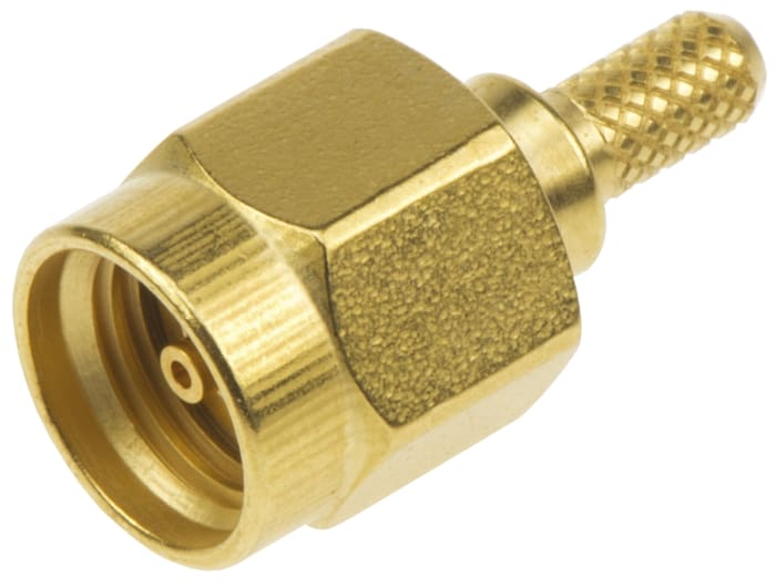 Connecteur SMA Mâle Droit 50Ω Montage sur câble, A sertir RG188, RG316