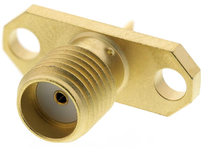 R125454000 Radiall Radiall, jack Flange Mount SMA Connector, 50Ω