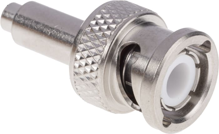 Radiall Straight 50Ω Cable Mount BNC Connector, Plug, Nickel, Crimp Termination, RG188, RG316