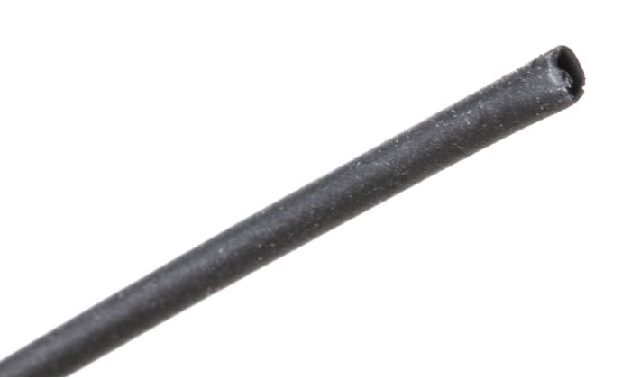 3M Heat Shrink Tubing, Black 1.2mm Sleeve Dia. x 12m Length 2:1 Ratio, HSR Series