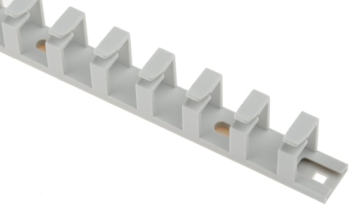 Goulotte Hager Self Adhesive, Longueur 250mm, Largeur 11 mm, Profondeur 15mm, en Polyamide Gris
