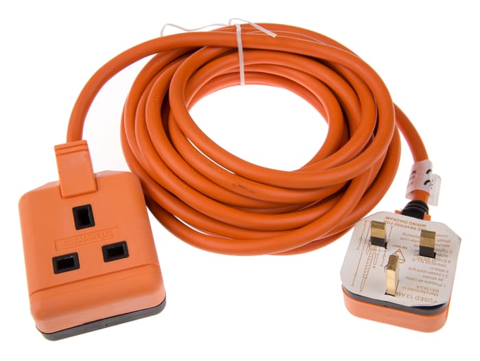 Single socket cheap extension lead