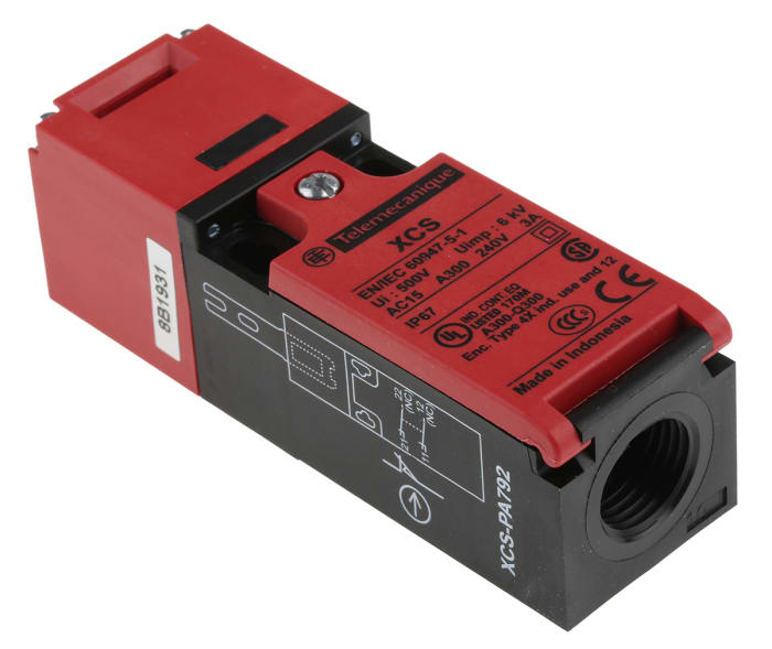 Blokovací bezpečnostní spínač, řada: Preventa XCSPA 6 A 2NC 240V IP67