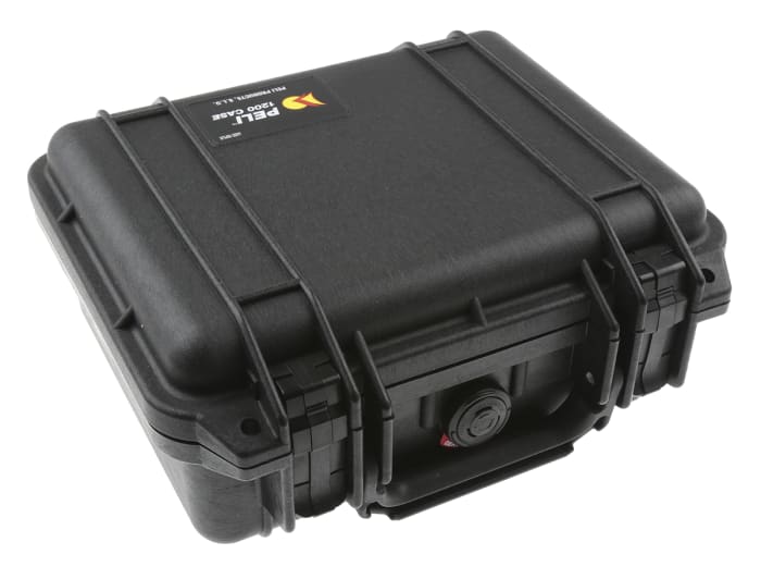 1200-000-110E Peli | Maleta de transporte Peli 1200 de PP Negro, dim. ext.  124 x 270 x 246mm, con espuma, 1.2kg | 297-4868 | RS Components