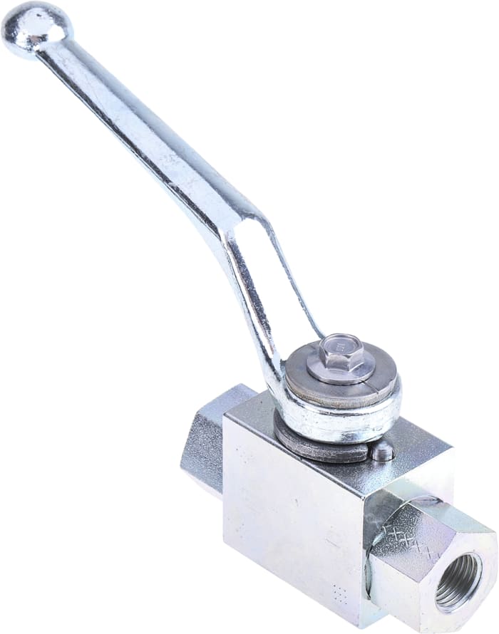 Robinet à bille hydraulique RS PRO, G 1/4, en Acier passivé Zinc