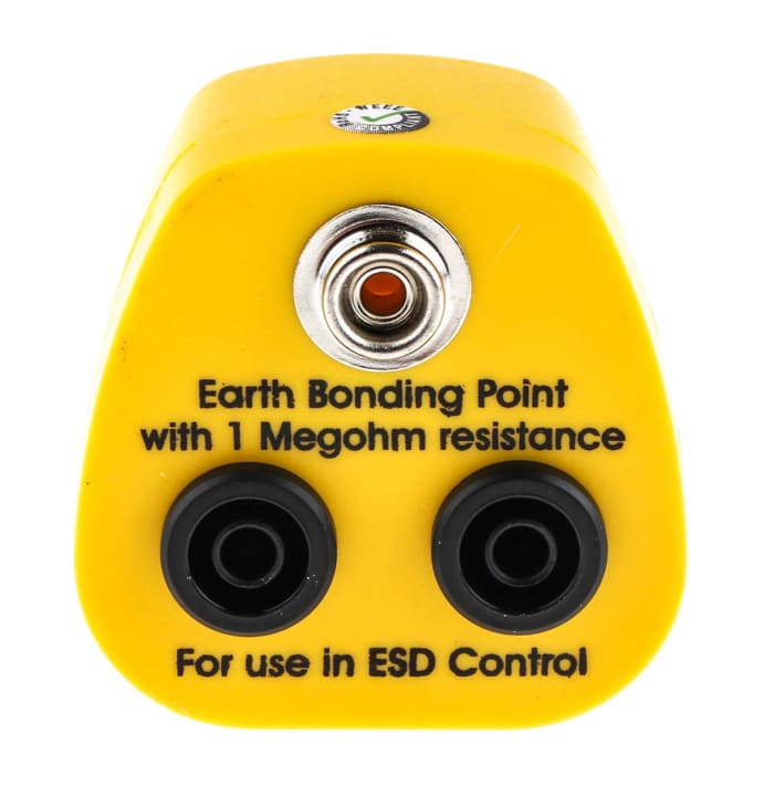 RS PRO RS PRO ESD Earth Bonding Plug With 10 mm Stud, Banana Socket x