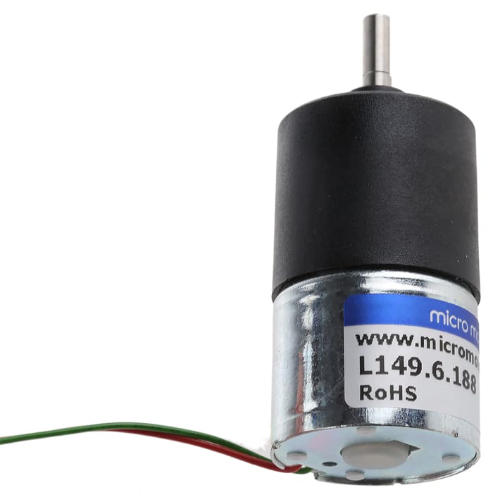 L149-6-188 Micromotors | Micromotors Brushed Geared DC Geared Motor, 6 ...